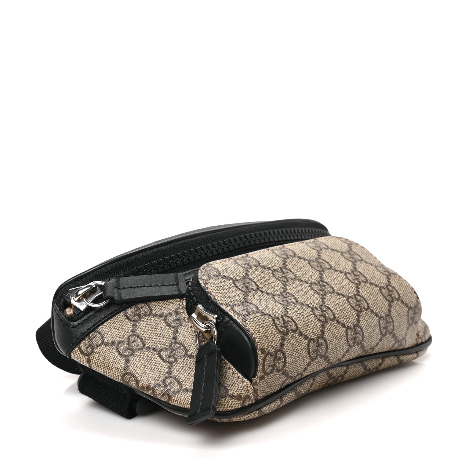 Gucci GG Supreme Monogram Belt Bag Black 5 of 10