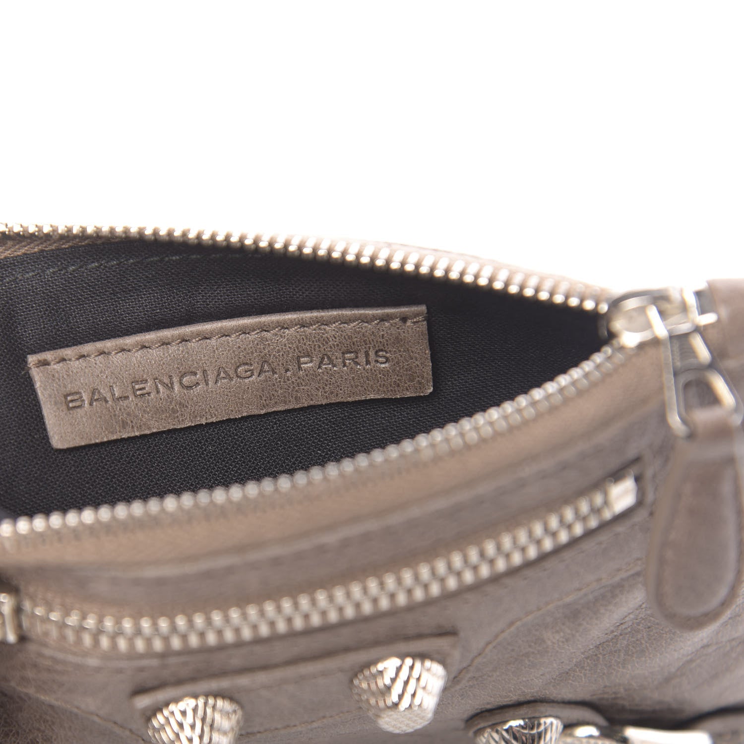 Balenciaga Agneau Giant 12 Silver Hardware M Porte-Monnaie Coin Purse Sahara 6 of 8