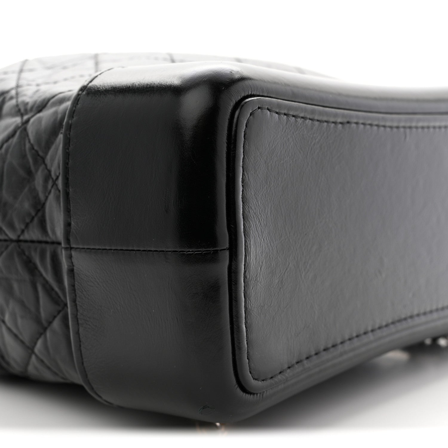 Chanel Aged Calfskin Quilted Small Gabrielle Backpack Black 9 of 12