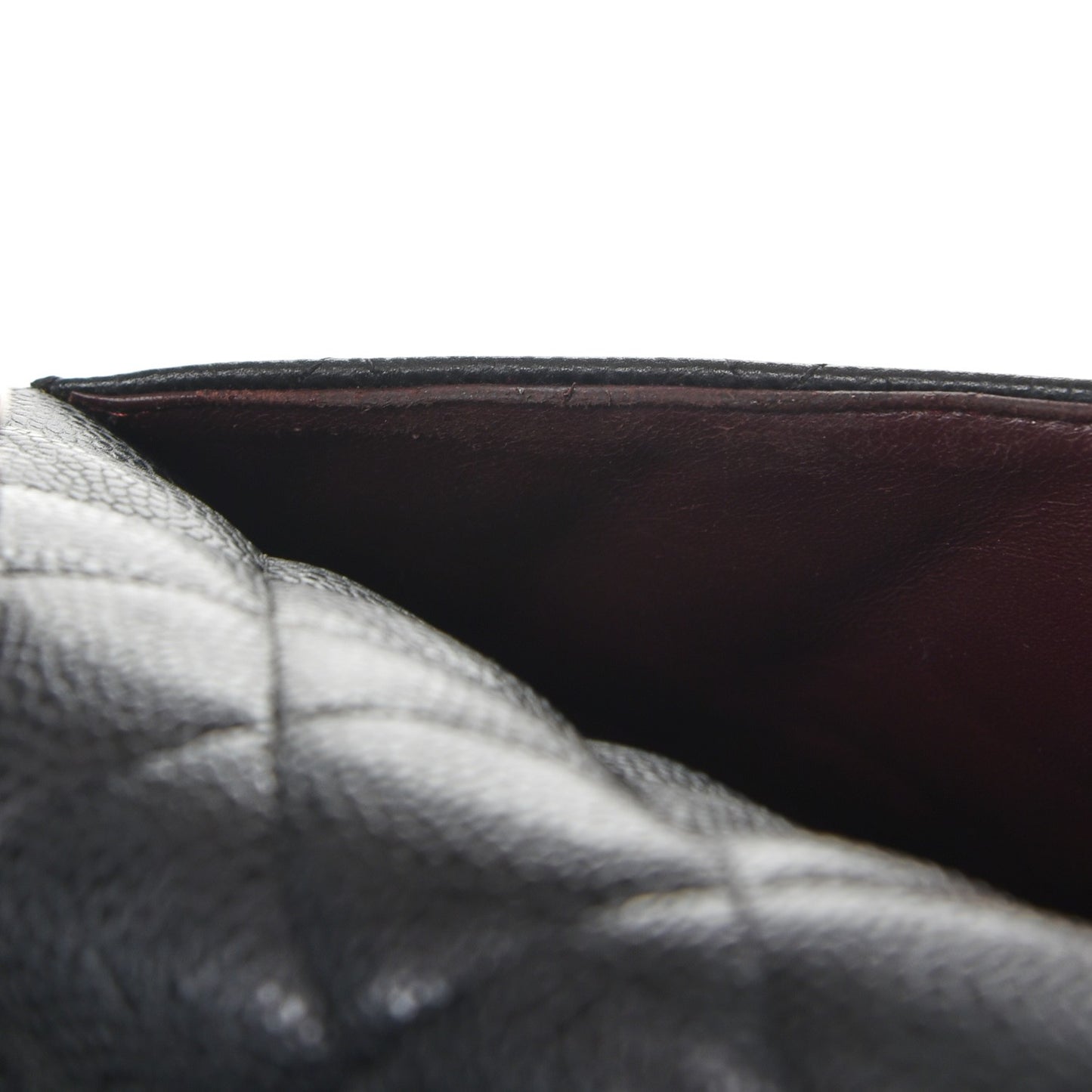 Caviar Quilted Maxi Double Flap Black