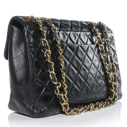 Chanel Lambskin XL Jumbo Flap Black 3 of 11