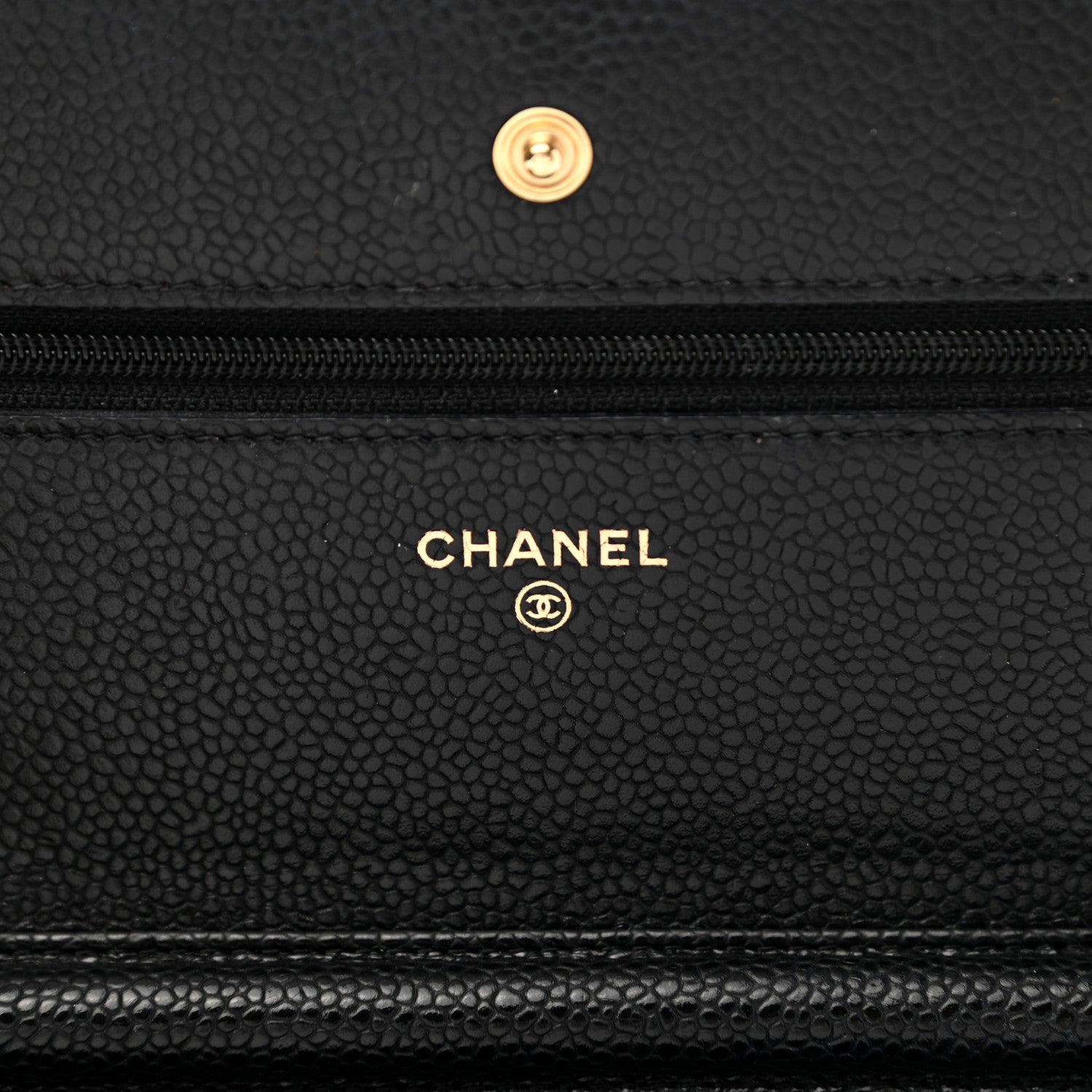 Chanel Caviar Quilted Wallet On Chain WOC Black 7 of 13