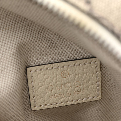 Gucci GG Supreme Monogram Web Mini Ophidia Double Zip Messenger Bag Beige Ebony Mystic White 6 of 12