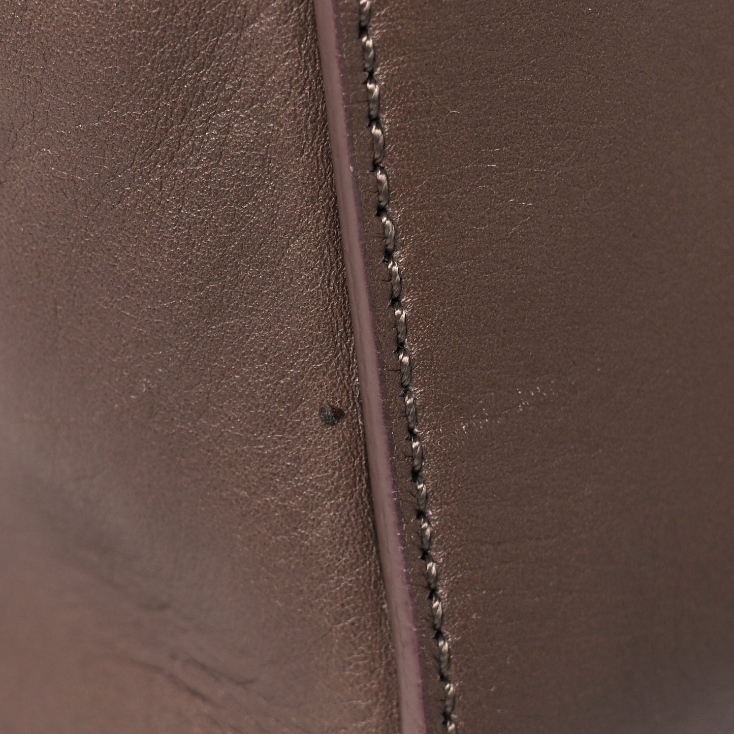 Natural Calfskin Medium Lily Flap Clay