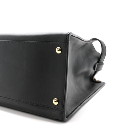 Fendi Vitello Seta Century Large Peekaboo X-Lite Black Fragola 10 of 10