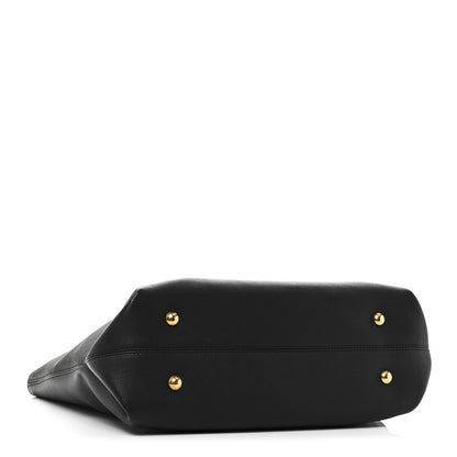 Louis Vuitton Grained Calfskin Low Key Cabas MM Black 4 of 9