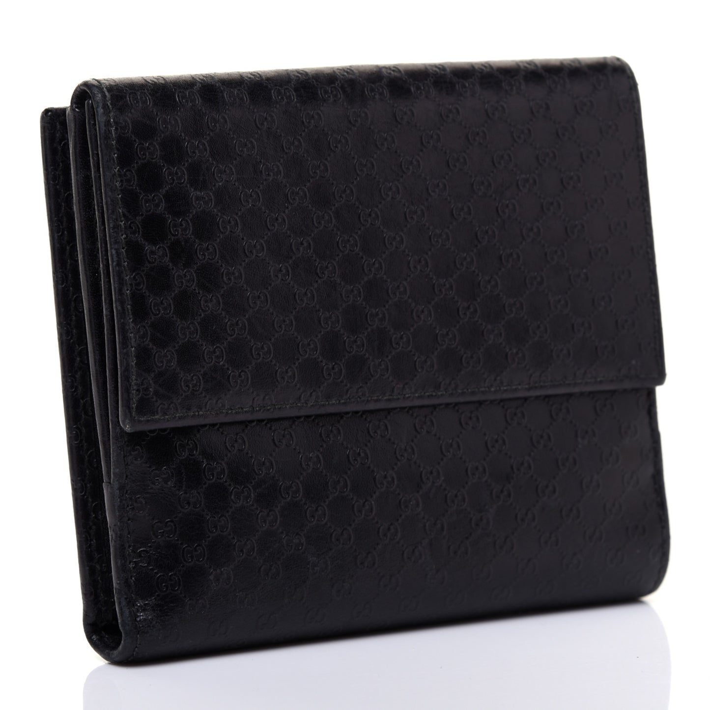 Microguccissima Compact Wallet Black