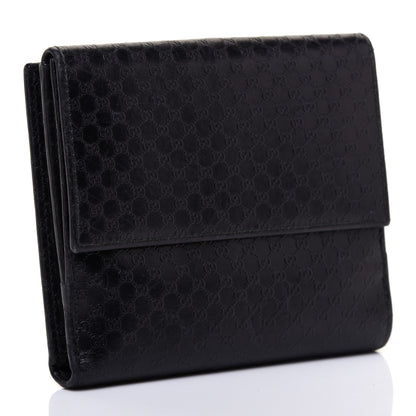 Gucci Microguccissima Compact Wallet Black 3 of 9