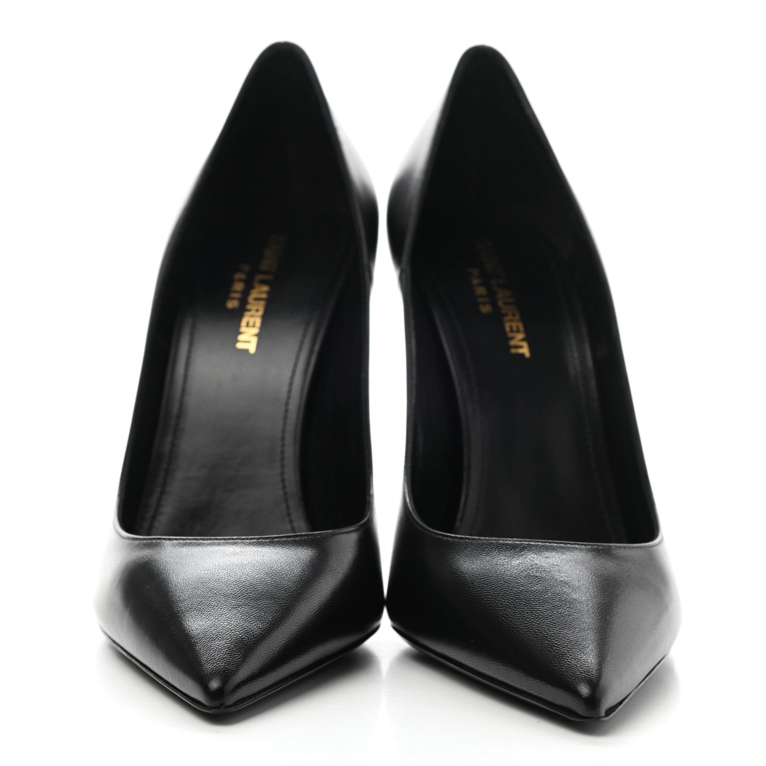 Saint Laurent Calfskin Zoe 105 Pumps 39 Black 2 of 11