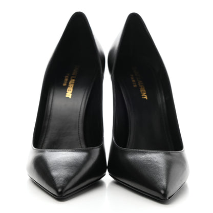 Saint Laurent Calfskin Zoe 105 Pumps 39 Black 2 of 11