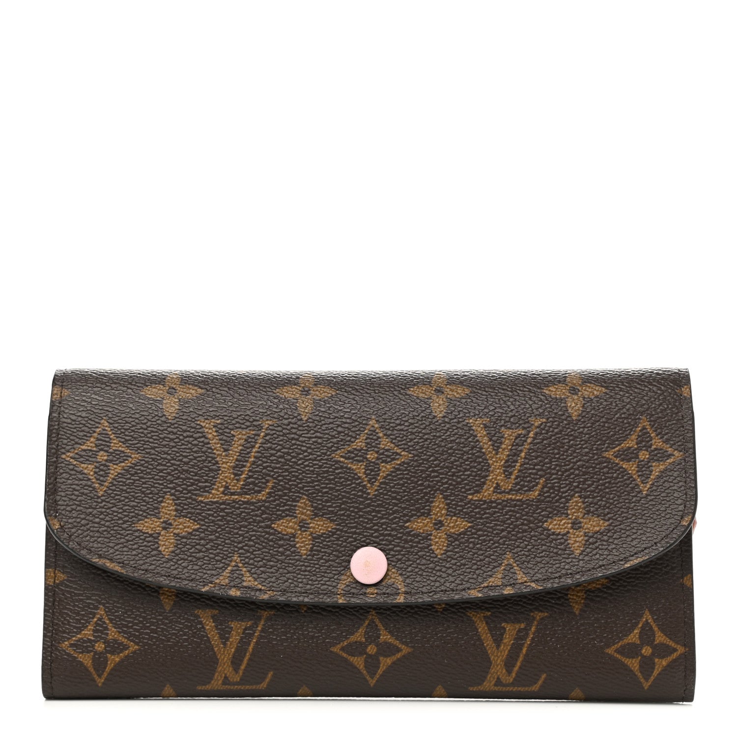 Louis Vuitton Monogram Emilie Wallet Rose Ballerine 1 of 8