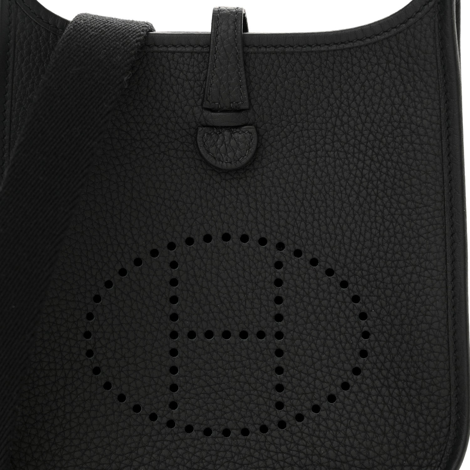 Hermes Taurillon Clemence Evelyne TPM Black 8 of 10