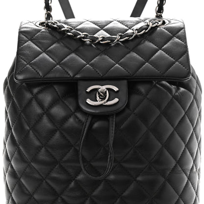 Chanel Lambskin Quilted Small Urban Spirit Backpack Black 11 of 11