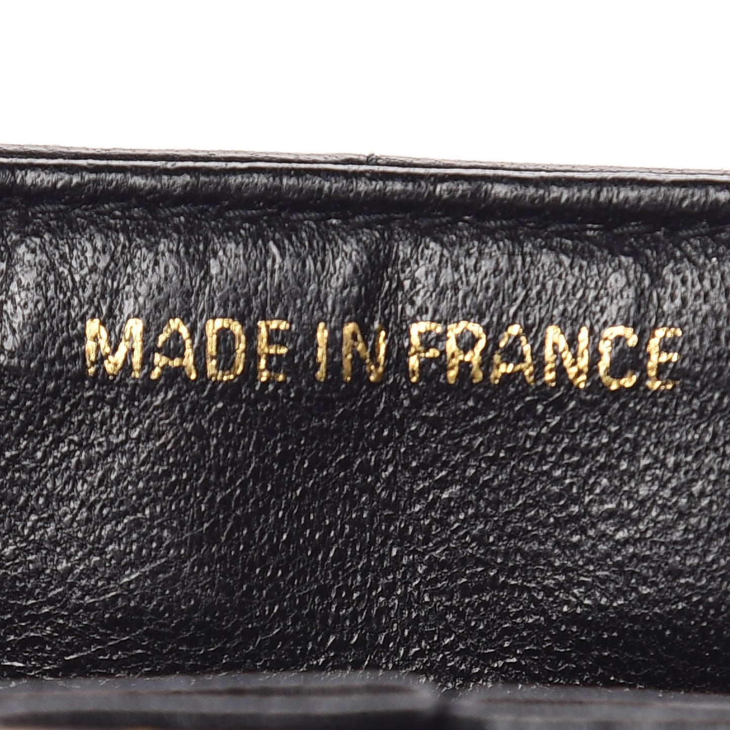 Lambskin East West Chocolate Bar Flap Black
