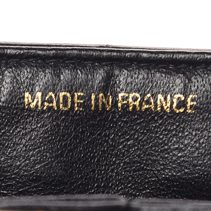 Chanel Lambskin East West Chocolate Bar Flap Black 9 of 11