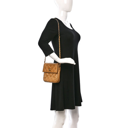 Chanel Lambskin Quilted Extra Mini Flap Beige 2 of 10