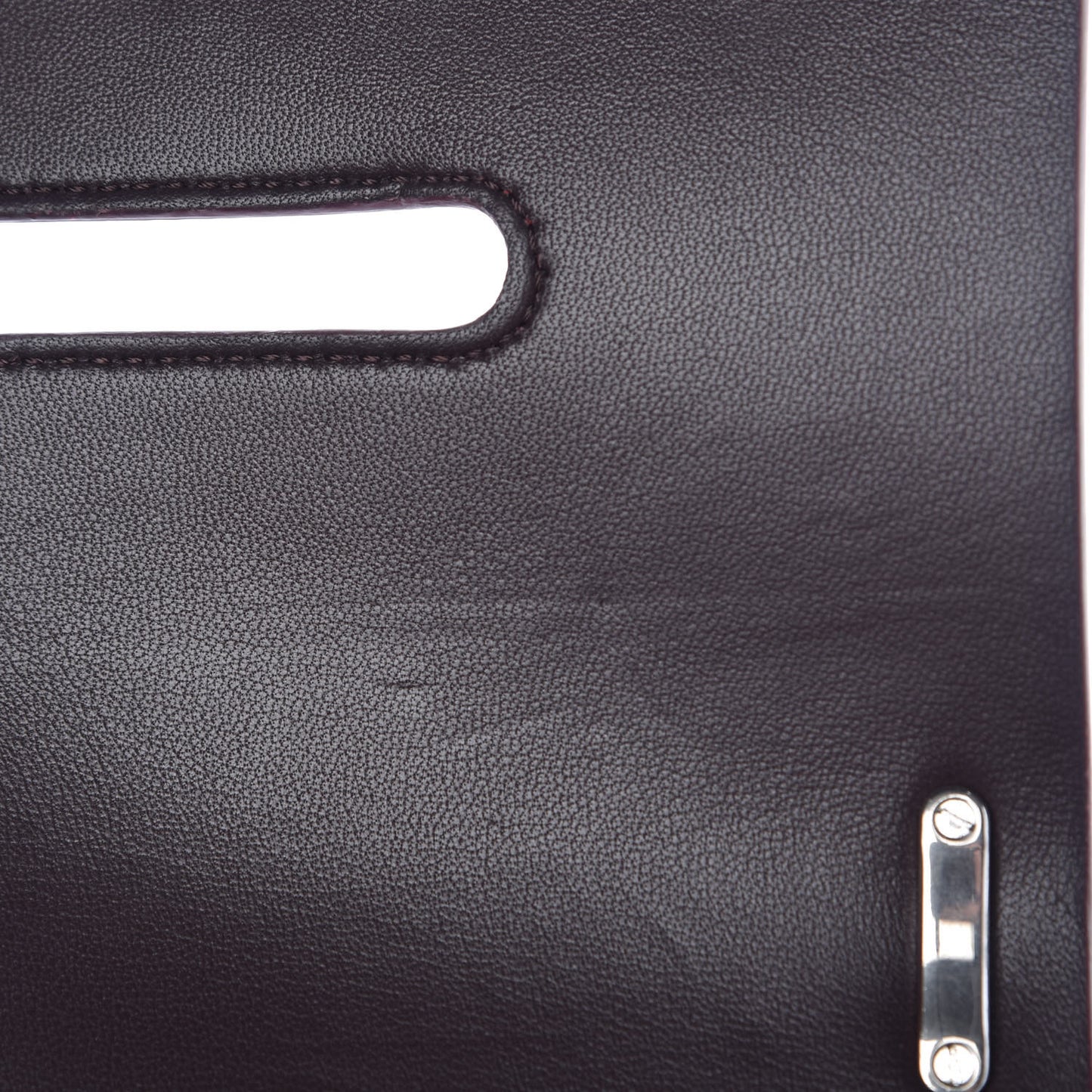 Goatskin Mini D-Ring Bag Bright Red