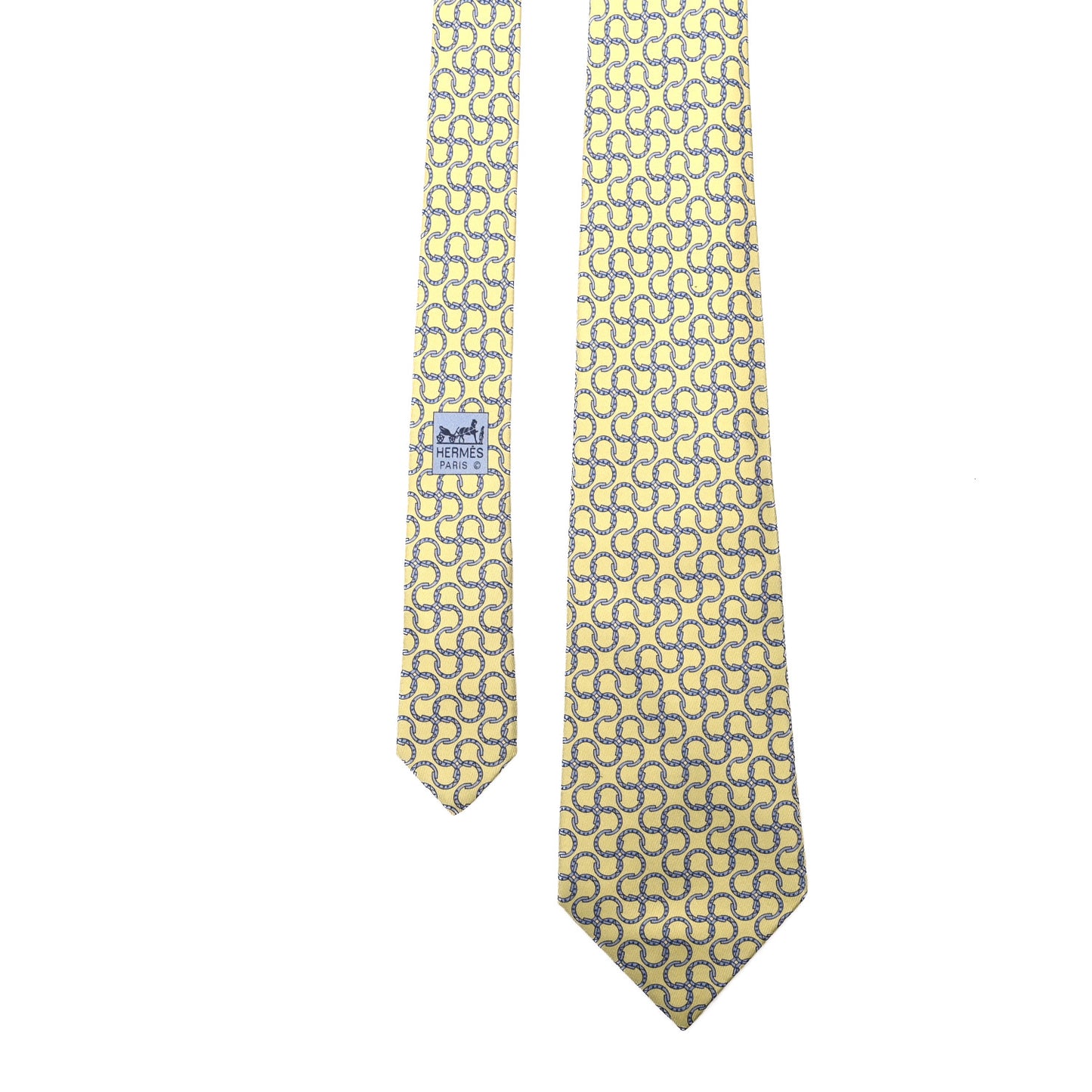 Printed Silk Mens Neck Tie Light Green