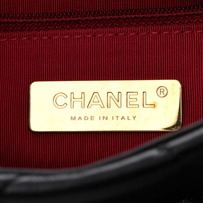 Chanel Goatskin Quilted Medium Chanel 19 Flap Black 6 of 13