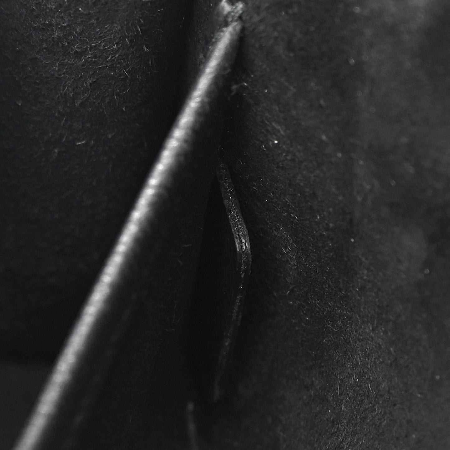 Grained Calfskin Mini J'Adior Chain Flap Bag Black