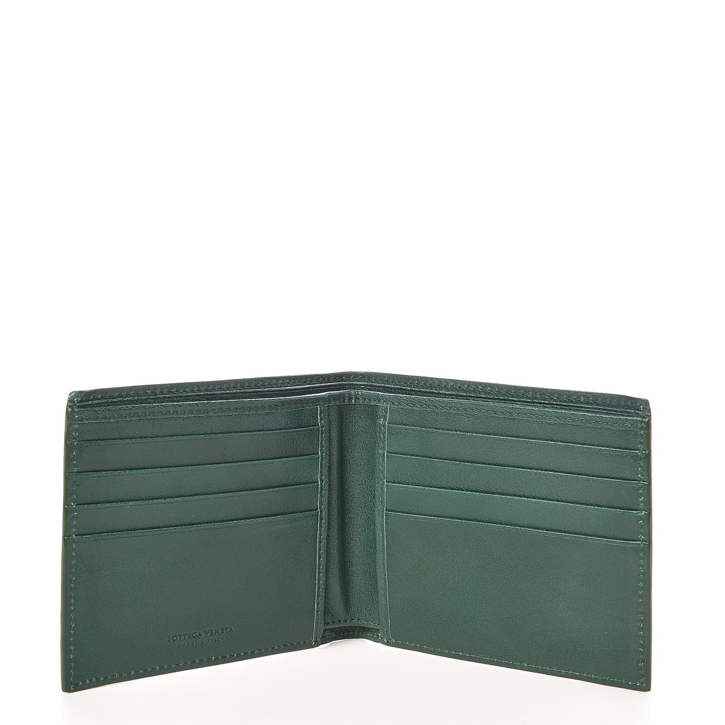 Nappa Intrecciato Bi-Fold Wallet Thyme