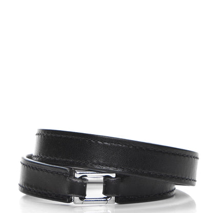 Hermes Box Rivale Double Tour Bracelet M Black 3 of 7