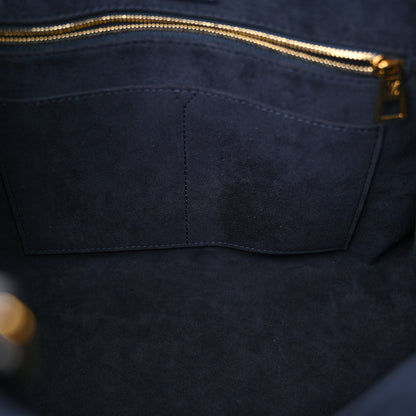 Louis Vuitton Grained Calfskin Nautical Onthego MM Navy Blue 10 of 12