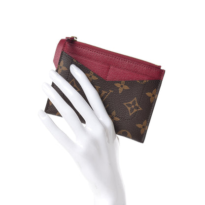 Louis Vuitton Monogram Zipped Card Holder Fuchsia 2 of 6
