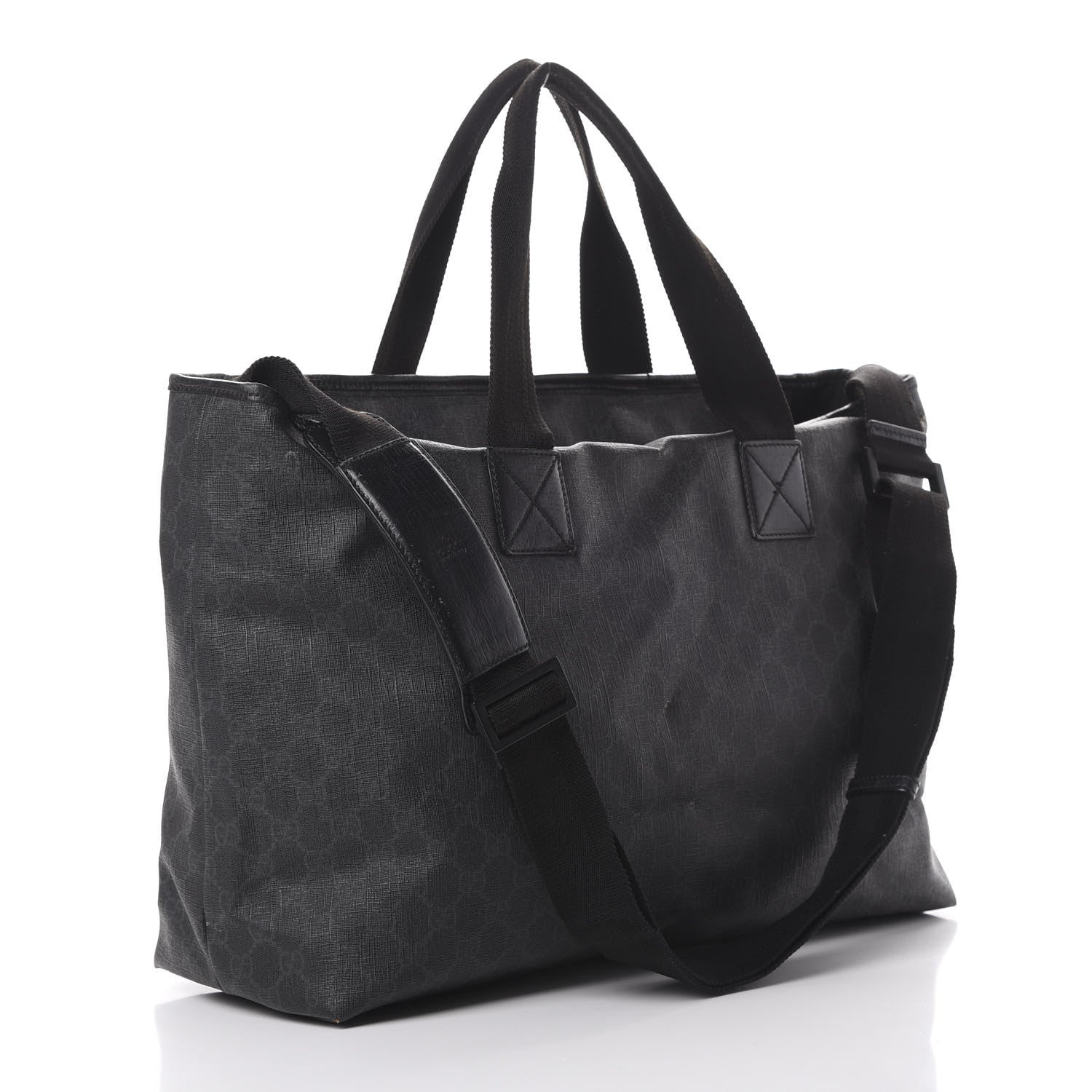Gucci GG Plus Monogram Travel Bag Black 2 of 15