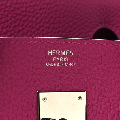 Hermes Togo Birkin 30 Rose Pourpre 6 of 12