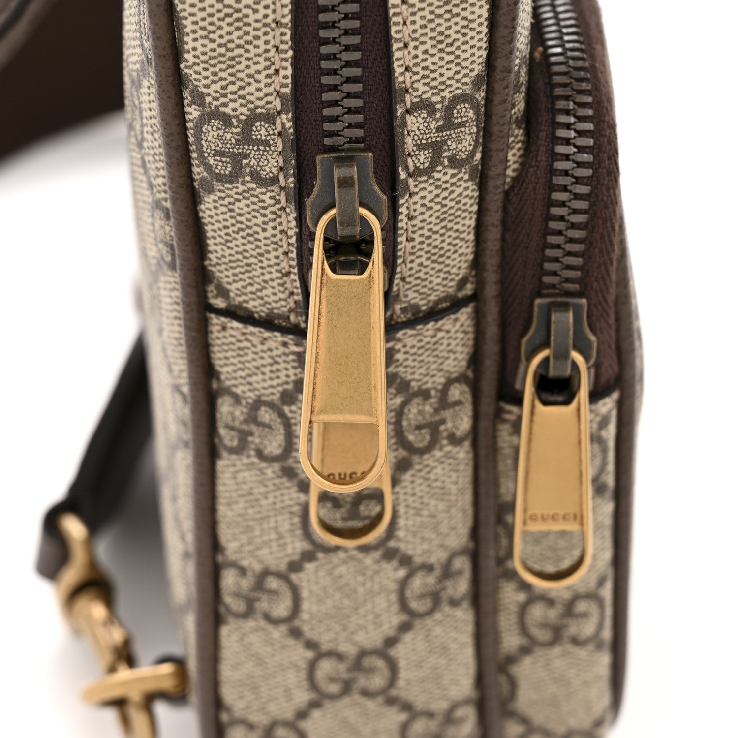 Gucci GG Supreme Monogram Web Mini Ophidia Messenger Brown 11 of 11