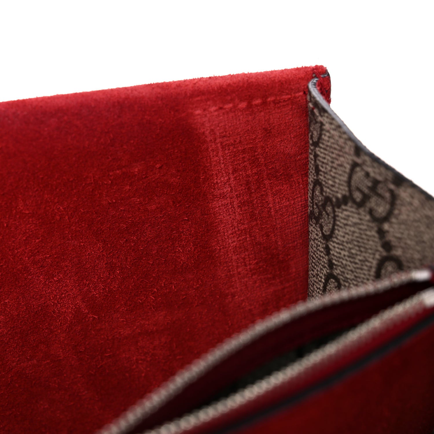 Gucci GG Supreme Monogram Small Dionysus Shoulder Bag Red 15 of 16