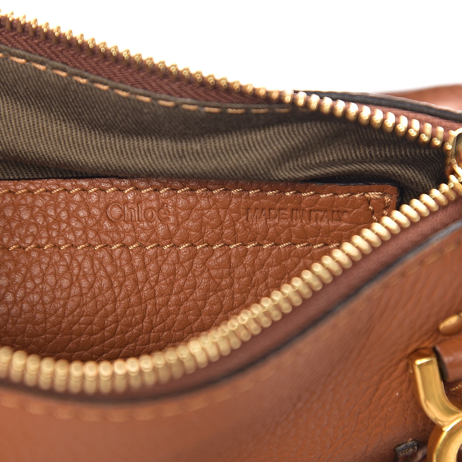 Chloe Calfskin Mini Marcie Satchel Tan 5 of 8