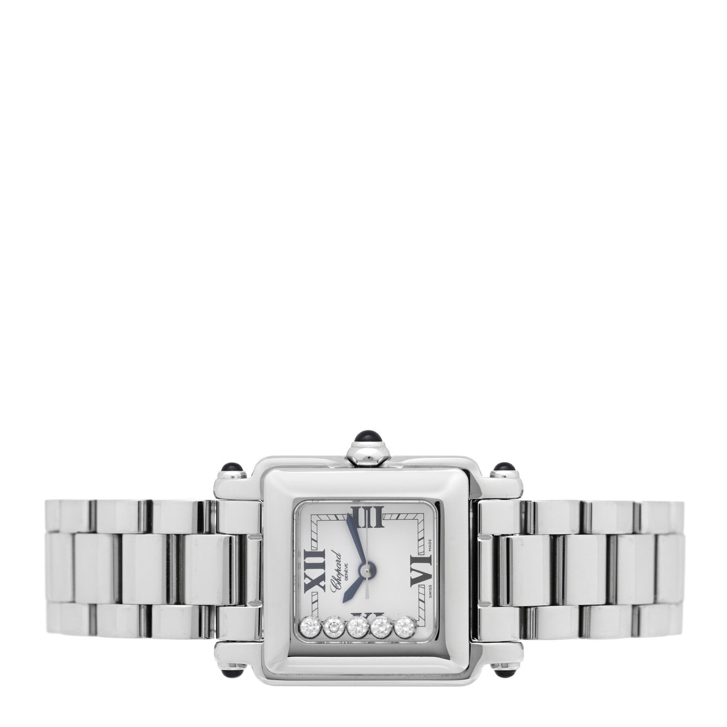 Stainless Steel 5 Diamond 23mm Happy Sport Quartz Watch