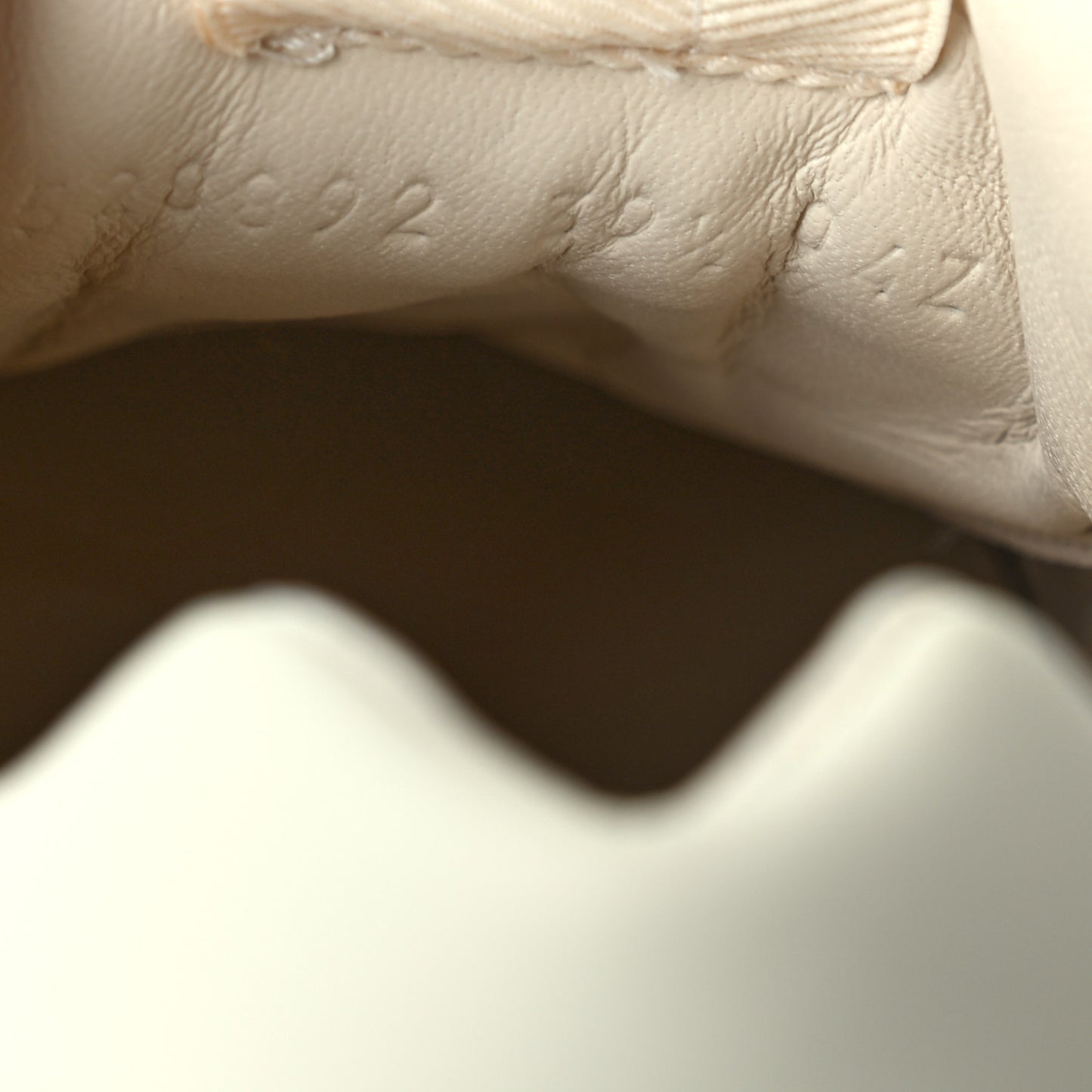 Calfskin Logo Womens Rhyton Sneakers 39.5 Ivory