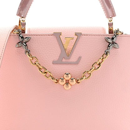 Louis Vuitton Taurillon Flower Chain Capucines BB 7 of 9
