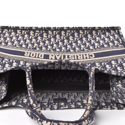 Christian Dior Oblique Book Tote Blue Multicolor 15 of 16