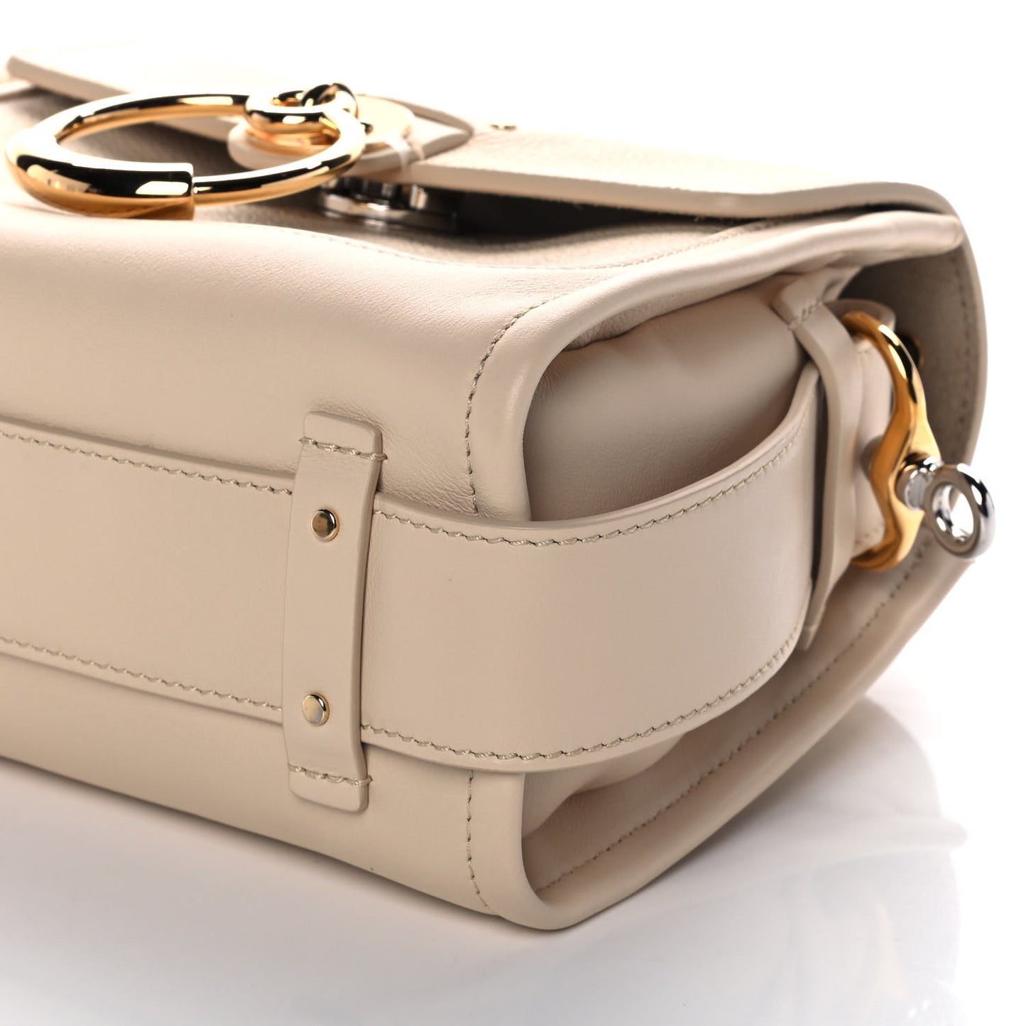 Calfskin Mini Tess Day Bag Sweet Beige