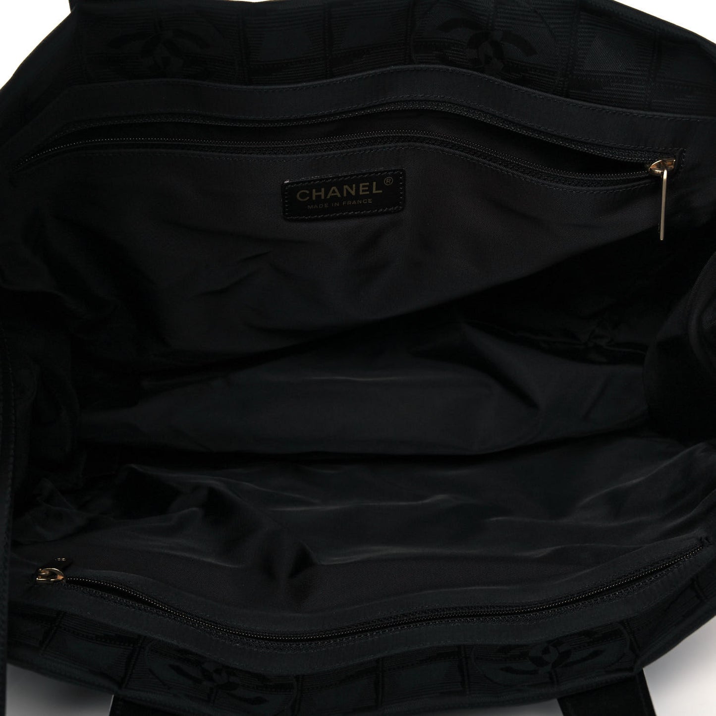 Nylon Medium Travel Tote Black
