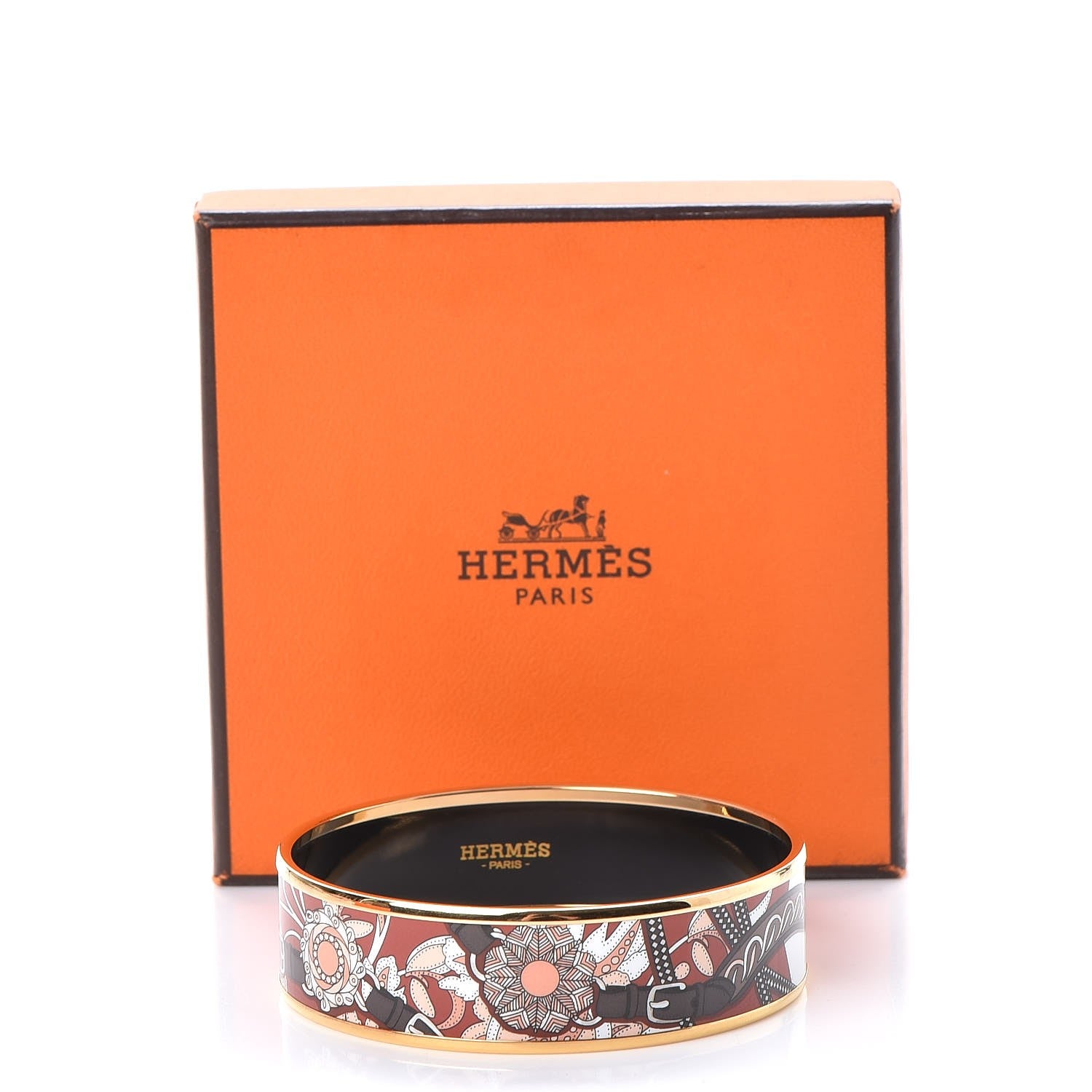 Hermes Enamel Printed Wide Festival des Amazones Bracelet 65 Collectionneur 6 of 6