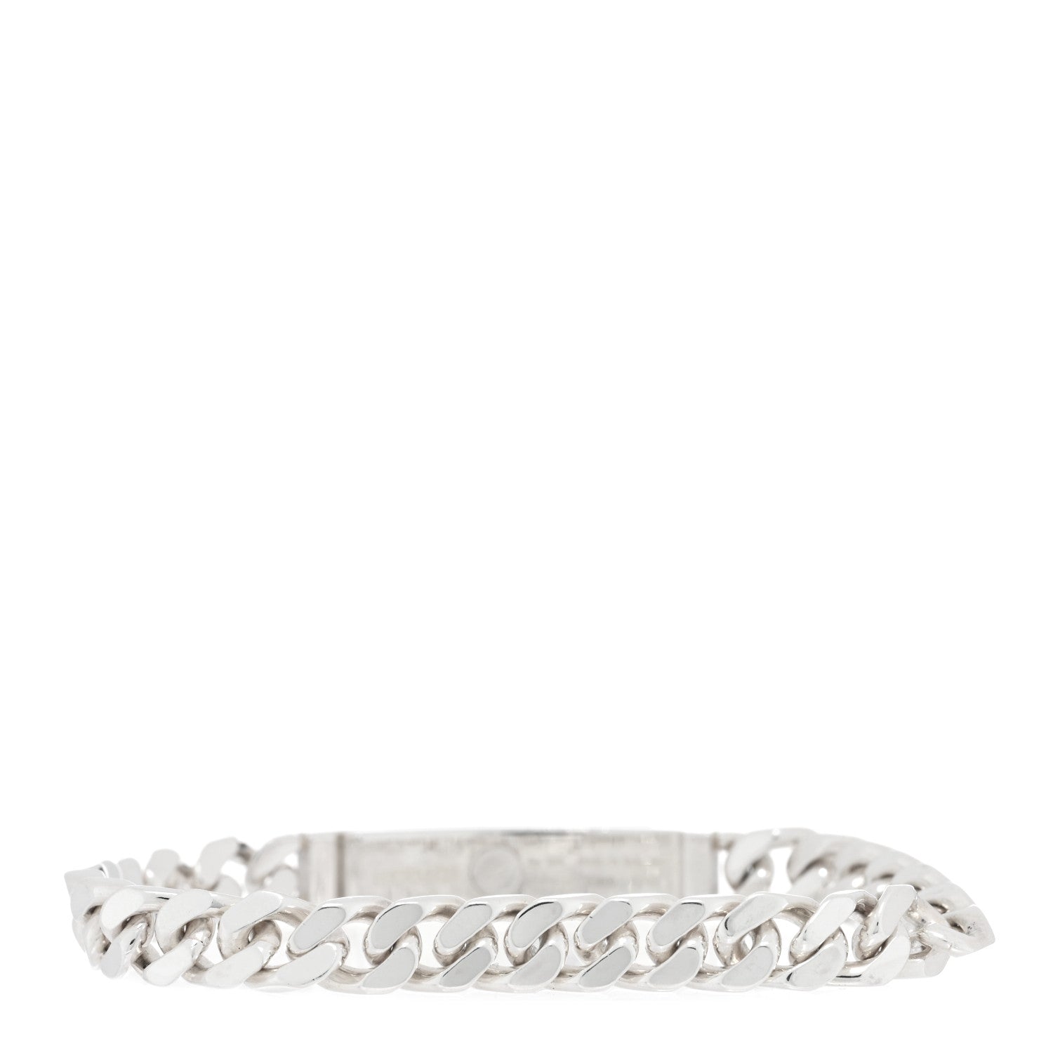 Hermes Sterling Silver TPM Kelly Gourmette Bracelet SH 2 of 3