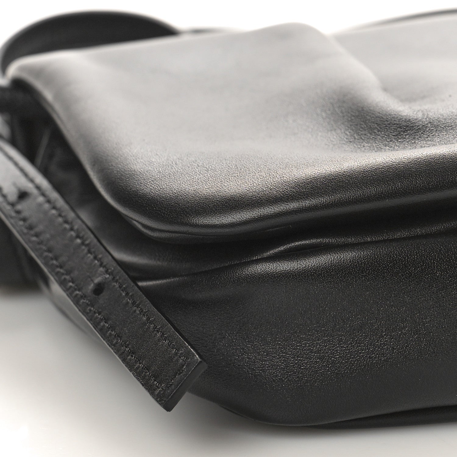 Loewe Shiny Nappa Calfskin Paseo Satchel Black 8 of 10