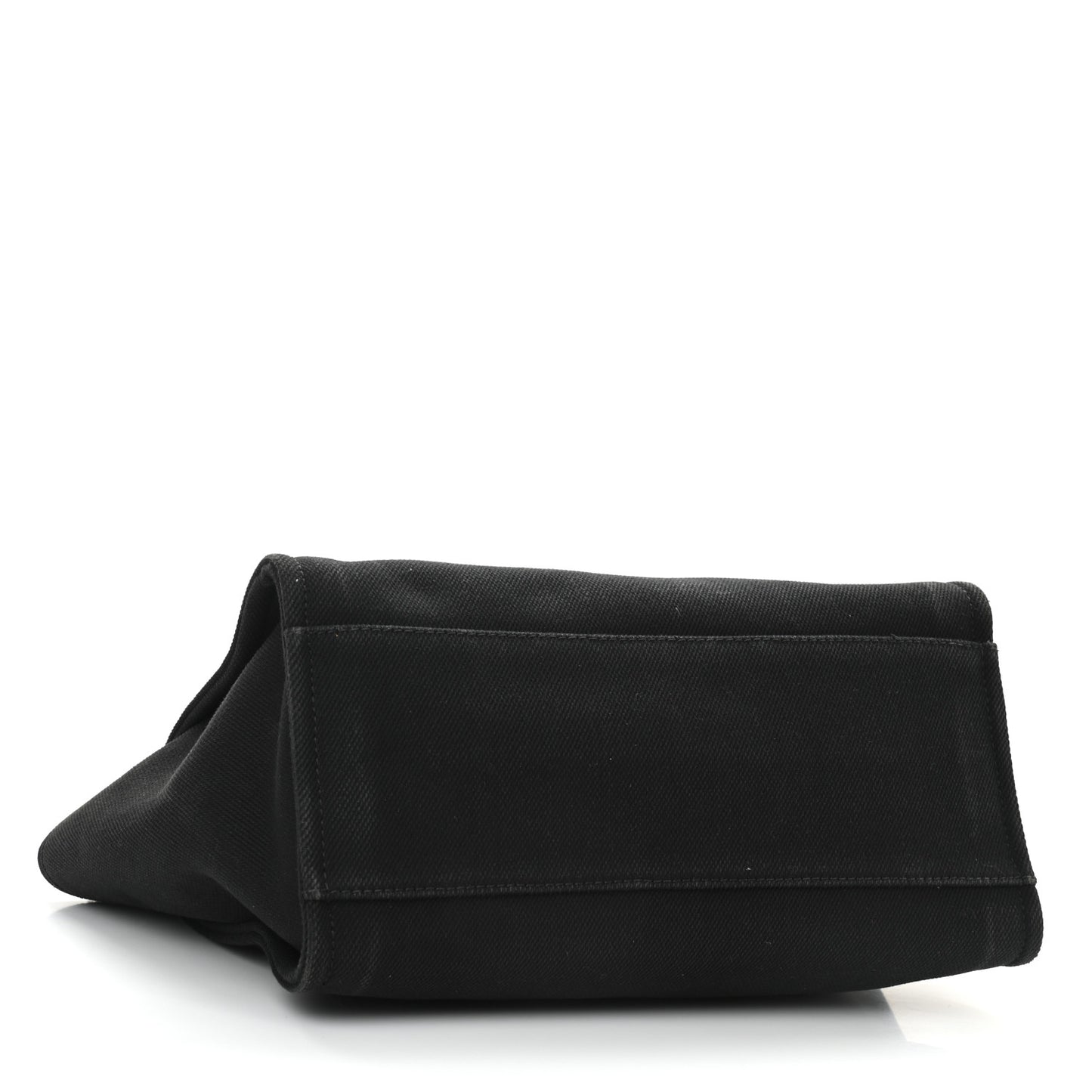 Canvas Pearl Medium Deauville Tote Black