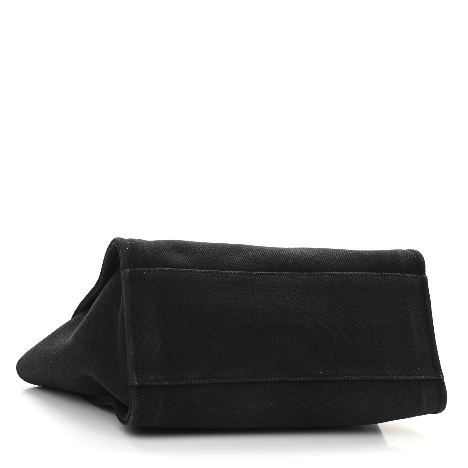 Chanel Canvas Pearl Medium Deauville Tote Black 4 of 13