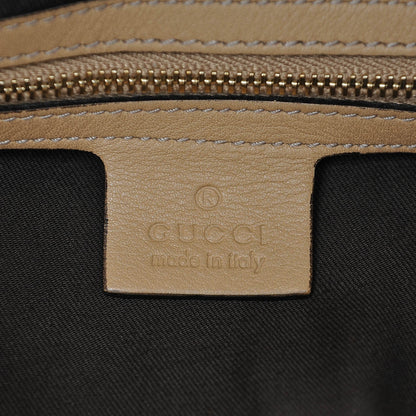 Gucci Monogram Medium Indy Top Handle Hobo Light Brown 6 of 6