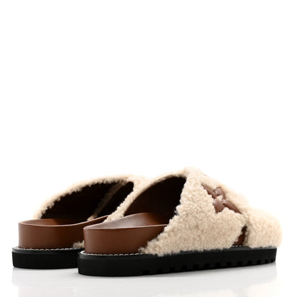 Louis Vuitton Shearling Paseo Flat Comfort Mule 37 Brown 4 of 8