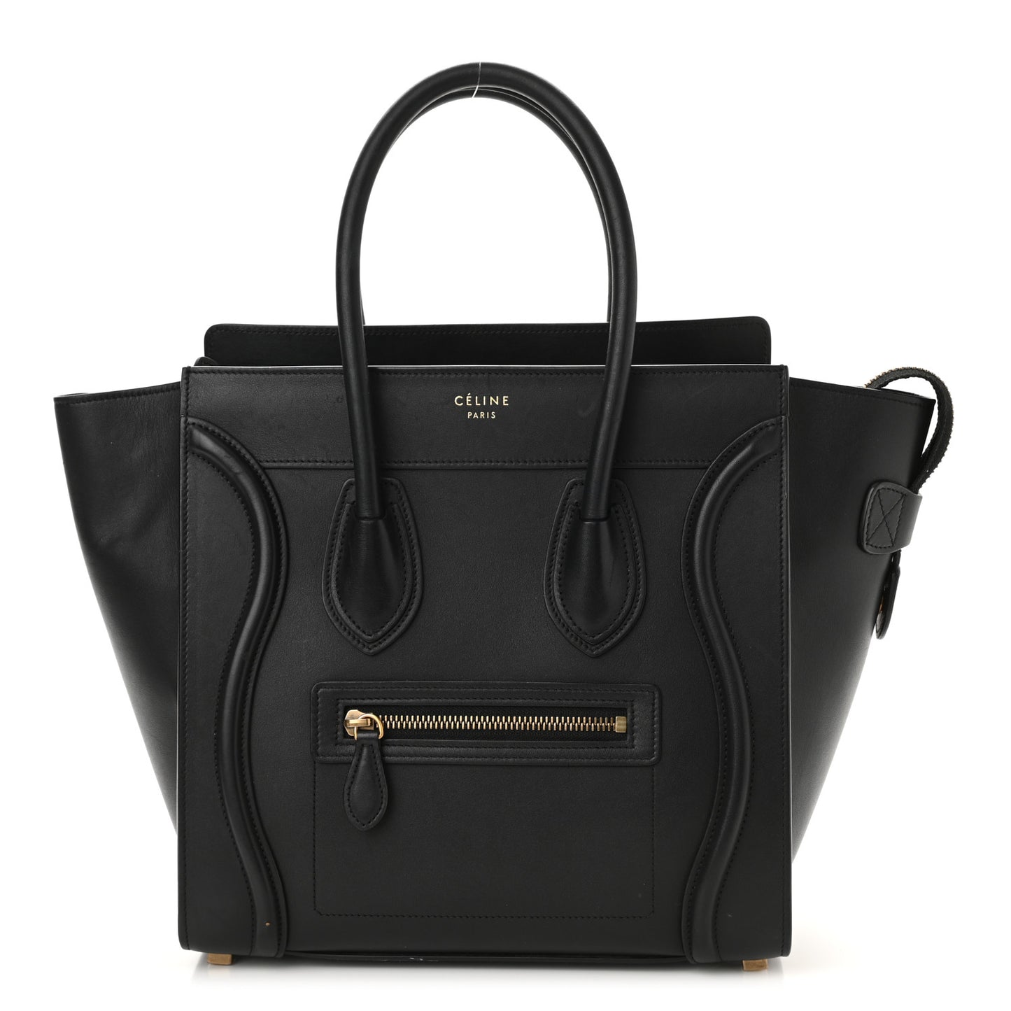 Smooth Calfskin Micro Luggage Black