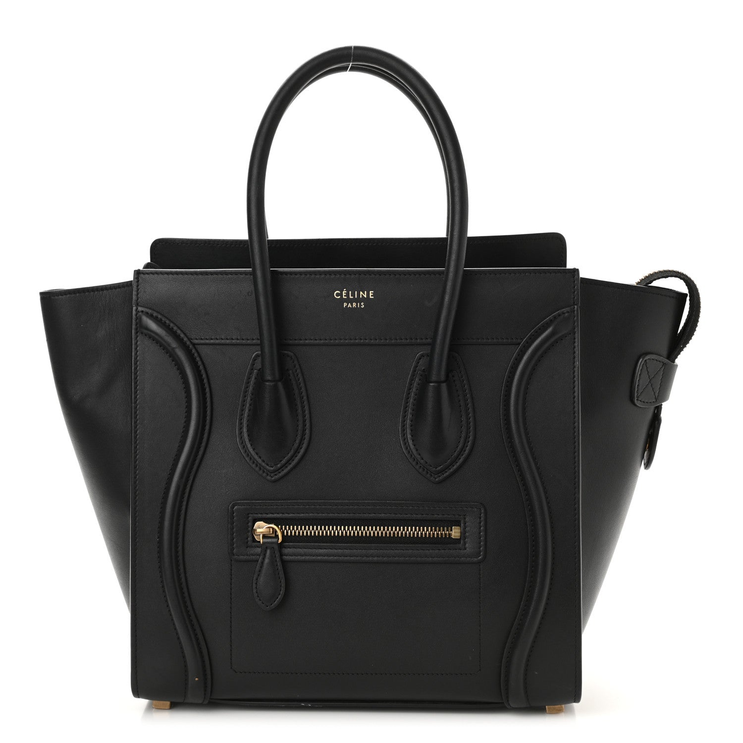 Celine Smooth Calfskin Micro Luggage Black 1 of 8