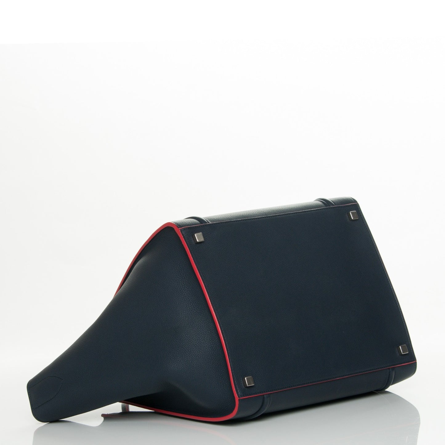 Baby Grained Calfskin Medium Phantom Luggage Navy