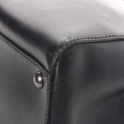 Fendi Vitello Suede Medium Peekaboo Iconic Satchel Black 13 of 15